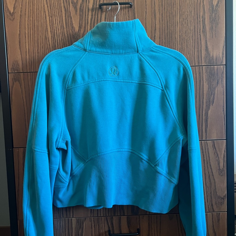 Lululemon Funnel Neck Half Zip Scuba OCEANIC XS/S